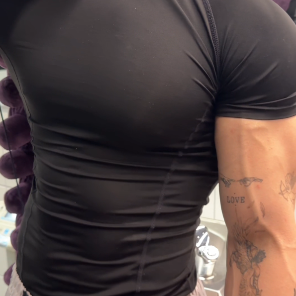 Apollo Camiseta de compresión para gimnasio