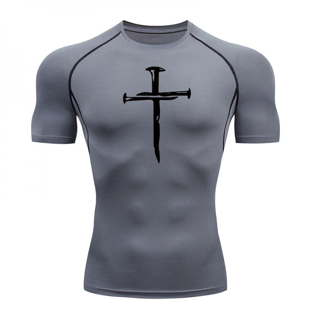 Compression Gym Shirt Christ - Apollo Gear World