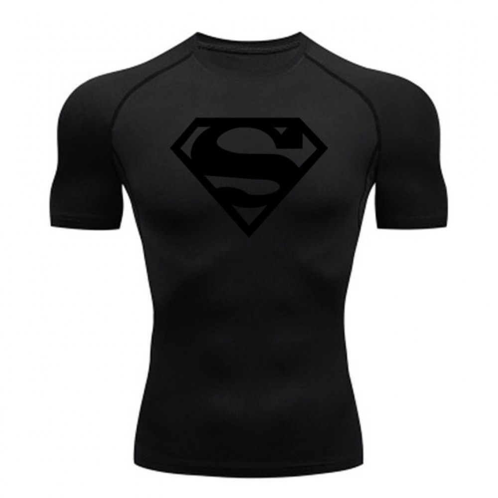 Camiseta de compresión para gimnasio Super Man