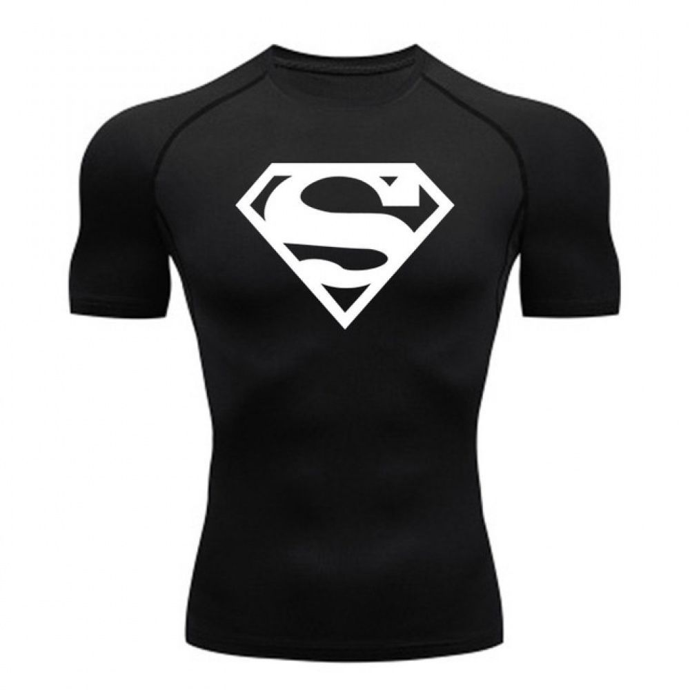 Camiseta de compresión para gimnasio Super Man